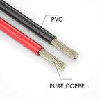 Multimeter Alligator Clips Leads, L Type Banana Male Plug to Alligator Clip Pure Copper Test Cable Multimeter Testing Probe for Electrical Testing 3 Feet