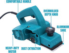 BHTOP Electric Hand Planer, Wood Planer for Woodworking, 3-1/4 Inch Corded Planer with Blades, Edge Guide（1900B）