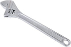 Olympia Tools 18" Adjustable Wrench, Heavy Duty Drop Forged Steel, Chrome Plated, Precision Machined Jaws, Rust Resistant
