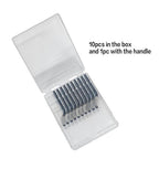 Deburring Tool Kit with 11pcs HSS Blades, Deburring Tool for Metal Resin Plastic Wood Aluminum Copper | 3D Printing | Pipe deburring, 360 Degree Rotary Head