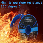 BNTECHGO 22 Gauge Flexible 2 Conductor Parallel Silicone Wire Spool Red Black High Resistant 200 deg C 600V for Single Color LED Strip Extension Cable Cord,Model,500ft Stranded Tinned Copper Wire