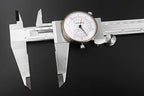 Accusize Industrial Tools 12'' by 0.001''/300mm by 0.02mm Dual Needle Precision Dial Caliper,Imperial/Metric, P920-S232