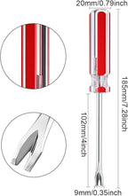 3 Packs Tack Lifter 3 mm U Tip Nail Staple Rivet Tack Puller Screwdriver Upholstery Staple Remover Tool for Furniture
