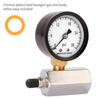 MEASUREMAN 2" Steel Gas Pressure Test Gauge Assembly, 3/4" FNPT Connection, 0-30psi, +/-3-2-3% Accuracy