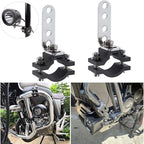 Light Bar Motorcycle Bracket 1.2 Inch Motorcycle Bicycle Mount Bracket Car Bull Bar Holder Clamp Offroad Tube Clamps Mounting Brackets for LED Work Lights(18-30mm)