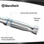 DURATECH 1/2-Inch Drive Ratchet, 90-Tooth Quick-release Ratchet Wrench, Reversible, Chrome Alloy Made, Full Polished, Stocking Stuffers for Men Women Gifts for Men Gifts for Women Gifts for Dad