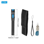 PATIKIL 5mW Visual Fault Locator Fiber Optic, 2Pcs 650nm Fiber Optic Red Light Tester Pen with 2.5mm Universal Connector FC Male to LC Female for SC/FC/ST/LC Network Cable Testing