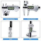 Kynup Digital Caliper, Calipers Measuring Tool with IP67 Waterproof, Extreme Accuracy, Stainless Steel Design, Auto Power Off, Switch from Inch Metric (6Inch/150MM)