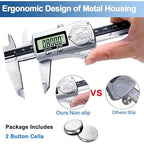 Kynup Digital Caliper, Calipers Measuring Tool with IP67 Waterproof, Extreme Accuracy, Stainless Steel Design, Auto Power Off, Switch from Inch Metric (6Inch/150MM)