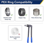1/2" PEX Tee Brass Pipe Fitting (10Pack) - Anti-Corrosion, Lead-Free, 5 Year Warranty, Multiple Certifications, Easy Installation for Plumbing Repairs and Home DIY