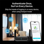 TP-Link BE3600 Wi-Fi 7 Portable Travel Router TL-WR3602BE | Dual-Band, 2.5 Gig Port, USB 3.0 | Multi-Modes in One | OpenVPN, WireGuard® | Public WiFi Sharing for Hotel/Cruise/RV/Plane | No 6 GHz