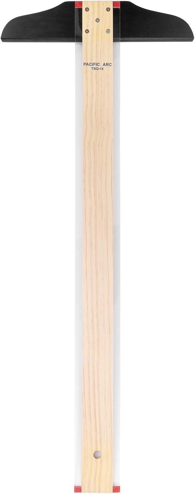 Pacific Arc 18 Inch T Square, Traditional Maple Blade with Acrylic Edge