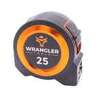 Tape Measure 25 FT - Measuring Tape Retractable - Oversized & Double-Sided Print - Blade Lock, Finger Brake - High Performance Nylon Coating, 10' Stand-Out - 13' Reach / 1-1/16" Blade