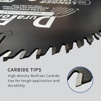 10 Inch 80 Tooth Professional Fine Finish ATB Saw Blade with 5/8 Inch Arbor & DuraGuard Anti-Stick Coating for Miter Saws and Table Saws