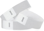 1,000 WristCo Tyvek Metallic Silver Wristbands for Events – Tamper-Proof Design Prevents Reuse – Premium-Grade Bracelets for Hospital & Medical ID, Party, Concert Entry, VIP Identification
