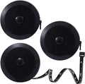 Tape Measure Body Measuring Tape, Retractable 60 Inch Soft Mini Measuring Tape, Small Sewing Fabric Tape Ruler for Cloth Waist Medical Nursing Craft(3 Pack/Black)
