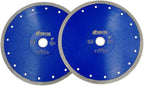SHDIATOOL 9 Inch Diamond Saw Blade Cutting Porcelain Tile Ceramic Granite Marble Brick(2-Pack)