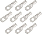 10pcs 6 AWG-5/16(M8) Tinned Copper Ring Terminals Battery Lugs, Heavy Duty Wire Lugs, Battery Cable Connectors