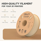 Official Creality Hyper PLA Filament 1.75mm, High Speed PLA 30-600mm/s 3D Printer Filament, Dimensional Accuracy +/-0.02mm, Fit Most FDM 3D Printers，1KG(2.2lbs) Spool Skin