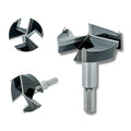 Forstner Drill Bit 2 Inch, Triple-Flute Carbide Tipped Forstner Bit for Hard Wood, Soft Wood, Veneered Plywood, Plastic, Drilling Hole Saw Woodworking Hinge Cutter Tool