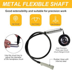 Hanging Flex Shaft Grinder 230W Rotary Tool with Stepless Speed Foot Pedal Rotary Carver 0-180000rmp for Carving, Buffing,Drilling,Polishing (4mm flexshaft)