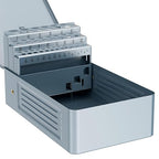 29PCS Drill Bit Index Box, Empty Metal Case (Excluding Drill Bits), 1/16"-1/2"