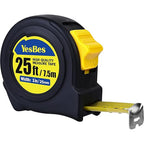 Tape Measure 25 ft, Easy Read Measuring Tape Retractable, Self-Locking Measurement Tape 1-Inch Wide x 25 ft