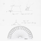 EBOOT 100 Pcs Math Protractors Plastic Protractor 180 Degrees, 4 Inches (Clear)