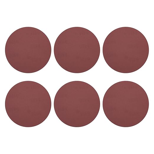 HARFINGTON 20 Pcs 6 Inch Sanding Disc 400 Grit Hook and Loop Sandpaper Random Orbital Sander Pads for Woodworking Automotive Metal Polishing