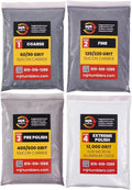 Refill Grit Kit w MJR Tumblers Premium Quality Extreme Polish 12,000 Grit Sub Micron Aluminum Oxide Polish for Unparalleled Result. For 40lb Rock Tumblers w Silicon Carbide, Disabled and Veteran Owned