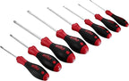 Wiha 30298 8-Piece Slotted and Phillips Screwdriver Set with Soft Finish Handles