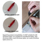 allsun Christmas Light Tester with Bulb Remover & Fuse Tester,Non-Contact Voltage Detector for Holiday Lights, Fuses, Bulbs, AC Power Tester (12V-600V),Light Repairing Tool Not LEDs
