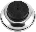 FUNSUEI 15 Packs 3 Inches Magnetic Tray, Stainless Steel Magnetic Bowl, Round Magnetic Parts Tray for Pins, Screws, Bolts, Nuts, Small Parts