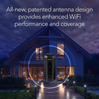 NETGEAR Nighthawk Tri-Band WiFi 7 Router (RS700S) - Security Features, BE19000 Wireless Speed (up to 19 Gbps) – 10 Gig Internet Port - Covers up to 3,500 sq. ft. – 1-Year Armor & Free Expert Help