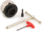HTC100, 4" Four Jaw Woodturning Chuck Kit, with 1 1/4"x 8 TPI Insert and Dovetail Jaws, for Wood Lathes