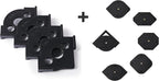 Pack of 9 Radius Jig Router Templates Corner Radius Routing Templates,Routing Rounded Corners Router Bit Templates for Woodworking Routing (8+18 Radius Set)