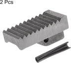 HARFINGTON 2pcs Pipe Wrench Heel Jaw 36-inch High Carbon Steel with Pin Assembly for Replacement Pipe Wrench Jaws
