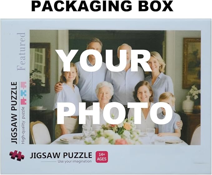 Photo Puzzles for Gift, Pets, Festivals, Weddings, Family Gatherings, Adult Customized Puzzles Jigsaw (Vertical or Horizontal) (None) (35.PC (Vertical/Horizontal))