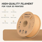 Official Creality Hyper PLA Filament 1.75mm, High Speed PLA 30-600mm/s 3D Printer Filament, Dimensional Accuracy +/-0.02mm, Fit Most FDM 3D Printers, 1KG(2.2lbs) Spool Peach Fuzz