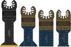 XXGO 120 Pcs Oscillating Multitool Blades Accessories Kits Compatible with Bosch, Chicago, Craftsman, Dremel, Fein, Harbor Freight, Milwaukee, Porter Cable, Ridgid, Ryobi, Rockwell XG1201