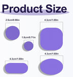 45PCS Nylon Repair Patch Self-Adhesive Pre-Cut Fabric Patch Down Jacket Repair Patches for Puffer Jackets Tenacious Tape Polyester Waterproof Lightweight Tent Repair Patch for Clothes Bag(Purple)