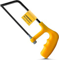 6 in. Mini Hacksaw Frame - 150mm Extra Fine Cut Junior Hack Saw with Bi-Metal Blade for Metal and Wood