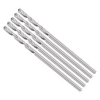 Drill Bit, 1.6mm Cutting Diameter, 4241 HSS 118° Cutting Angle Uncoated Bright Versatile Jobber Bits - (Applications: for Drilling Plastic Wood Soft Metal), 5-Pieces