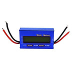 Blomiky from 4.8V to 60V 100A Voltage Tester Battery Power Consumption Performance Analyzer Monitor with Backlight Digital LCD Screen for Solar RC Voltage Current Discharge Watt Meter