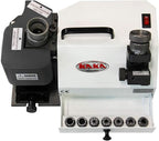 KAKA INDUSTRIAL TX-X3 4-14 mm Drill Bits and End Mill Re-Sharpener - Grinder with 6 Collets - Portable CNC Router Bit Sharpener - Adjustable Angle