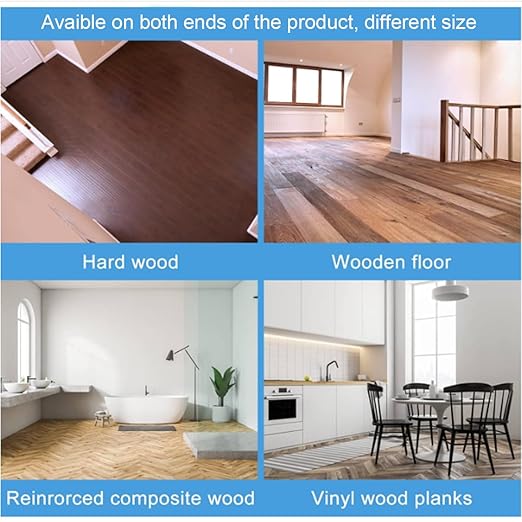 40PCS Flooring Spacers, Laminate Flooring Installation Kit with 1/4” & 1/2” Gap, Wood Flooring Accessories for Laminate, Vinyl Plank, Tiles, Hardwood, Floating Flooring, Blue