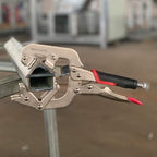 Monster & Master Welding Pipe Plier Clamp, Fast Release, C-Clamp Locking with Large V-Pads, 10 Inch (2-Piece), ATHUS-MM-WLP-S9x2