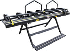 KAKA INDUSTRIAL Siding Brake, 102-inch Portable Thin Plate Aluminum Brake, Sheet Metal Brake with a Roller Knife, 24-Gauge Mild Steel Capacity, 1-180° Bending Angle Metal Brake Bender ALB-102