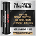 SEDY Heavy Duty Grease Gun Kit - 14oz Free Grease Tube 8000 PSI Pistol High Pressure Flexible Hose Bearing Grease Pump Marine Durable Connectors Adapters Extension Tubes Nozzle Easy Operation