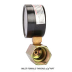 MEASUREMAN 2" Steel Gas Pressure Test Gauge Assembly, 3/4" FNPT Connection, 0-30 psi/kpa, +/-3-2-3% Accuracy